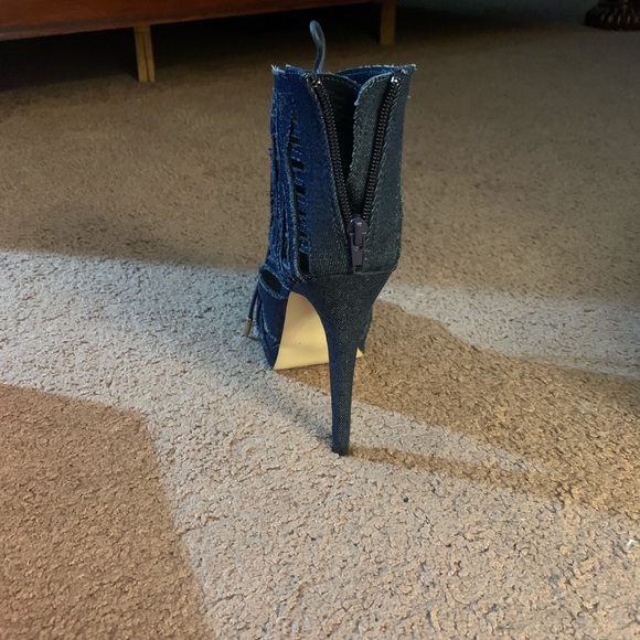 Denim High Heels - Picture 4 of 5